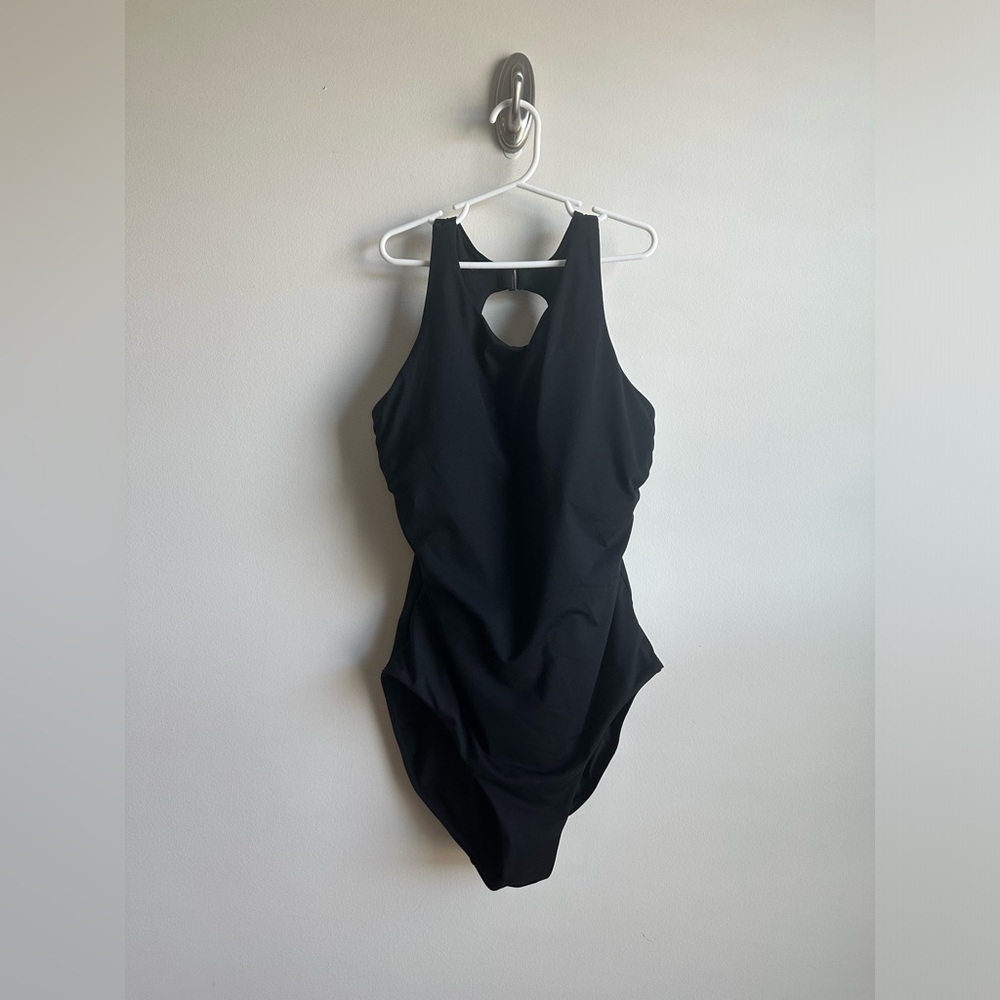 Athleta Black One Piece Swimsuit, Women’s Size Medium